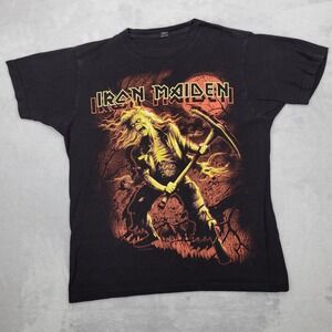 Iron Maiden Shirt Mens Medium Concert‎ Tour Rock Band Death Metal Merch Demon